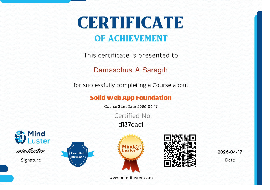 Solid Web App Foundation